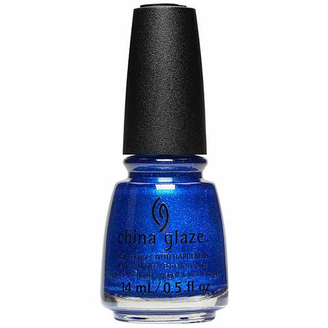 China Glaze Nail Lacquer with Hardeners, 1765 Sapphire Up