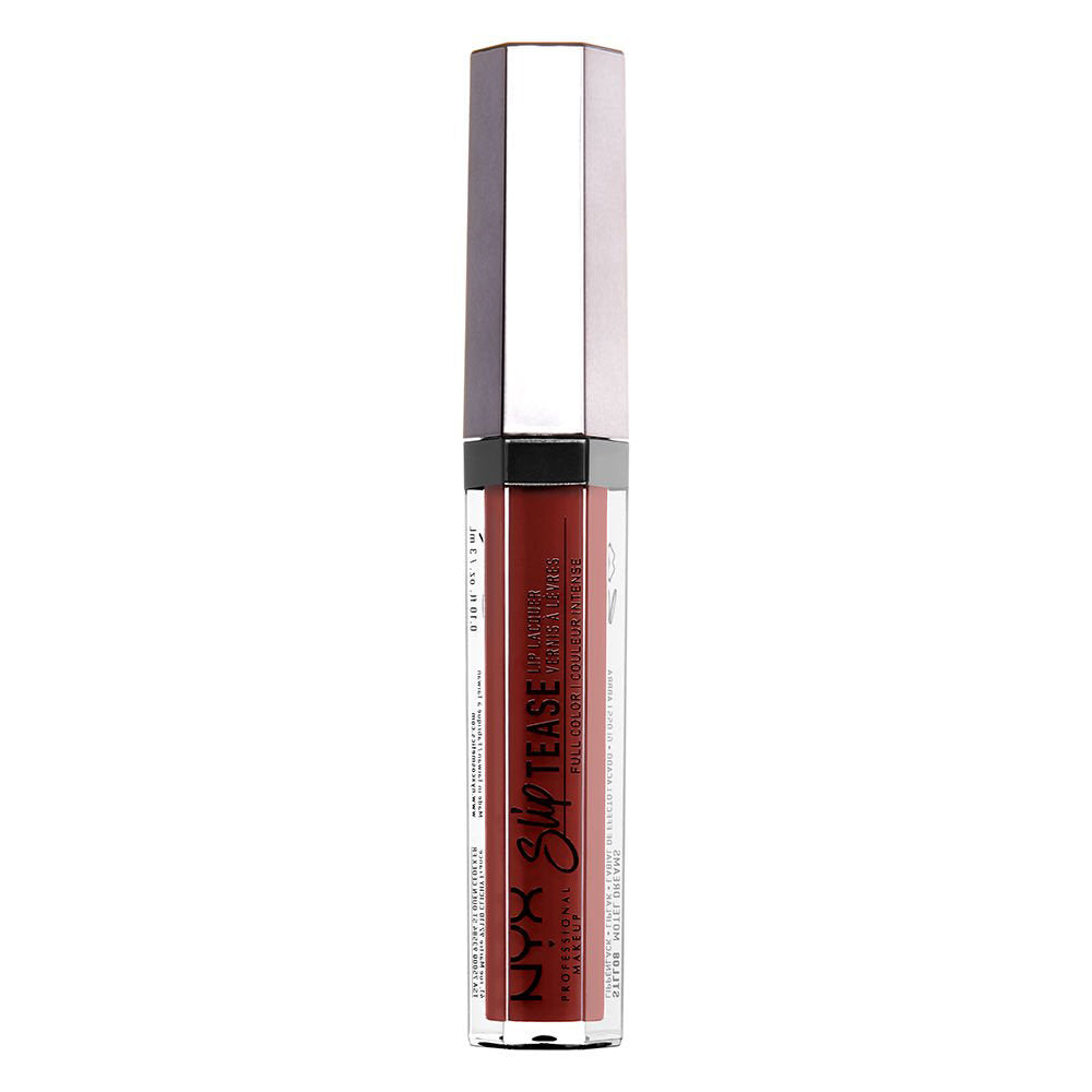 NYX Cosmetics Slip Tease Full Color Lip Lacquer, 18 Camel