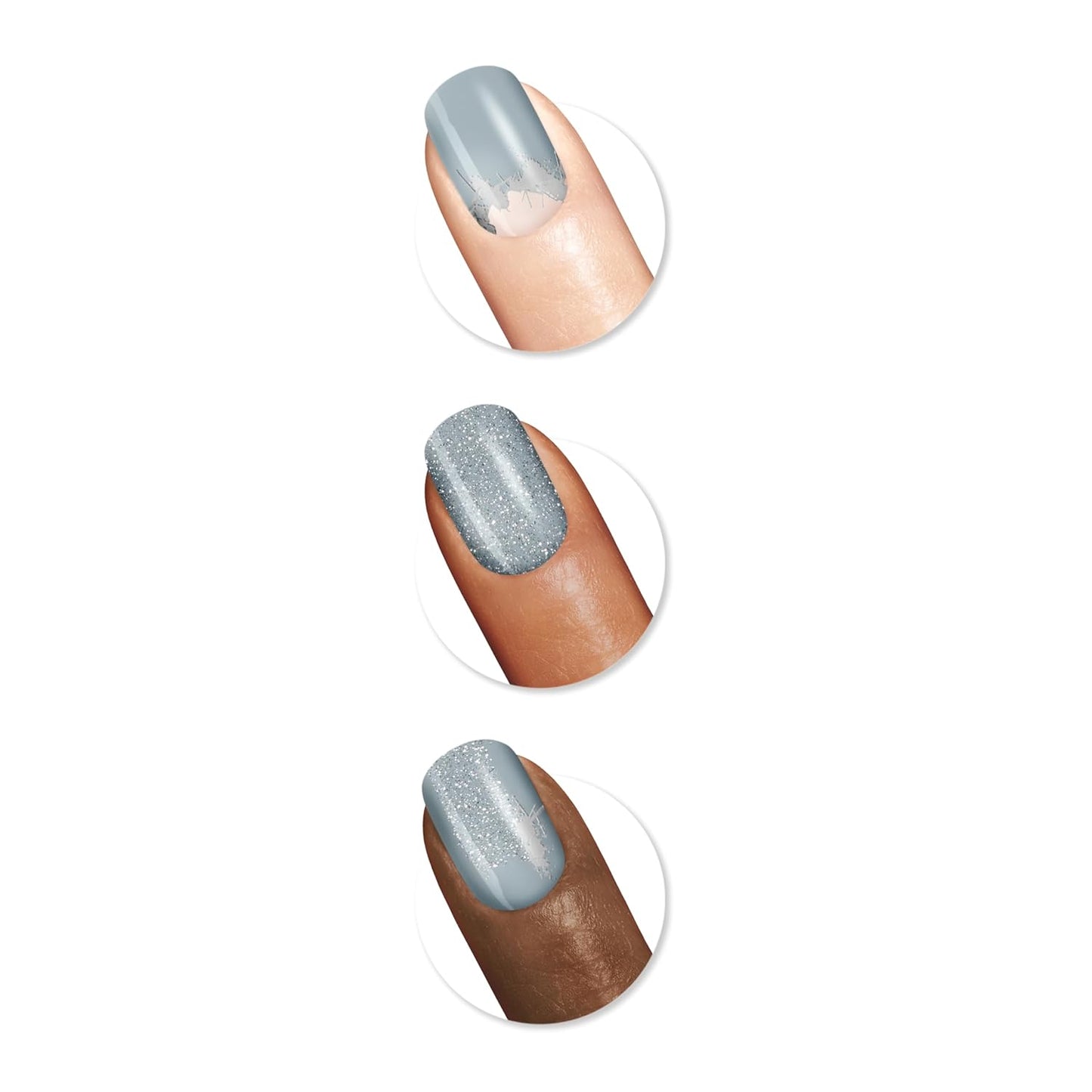 Sally Hansen Salon Effects Nail Polish Strips, 2010 Frozen Oasis