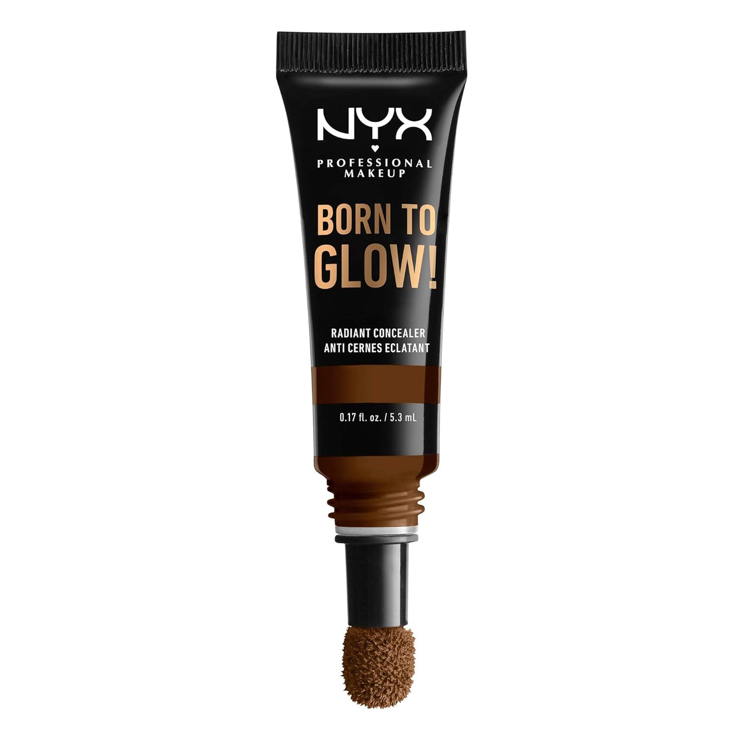 NYX Professional Makeup Born to Glow Radiant Concealer, 22.3 Walnut