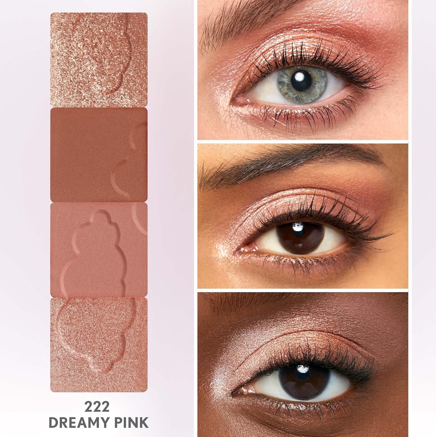 COVERGIRL Clean Fresh Clean Color Eye Shadow, 222 Dreamy Pink