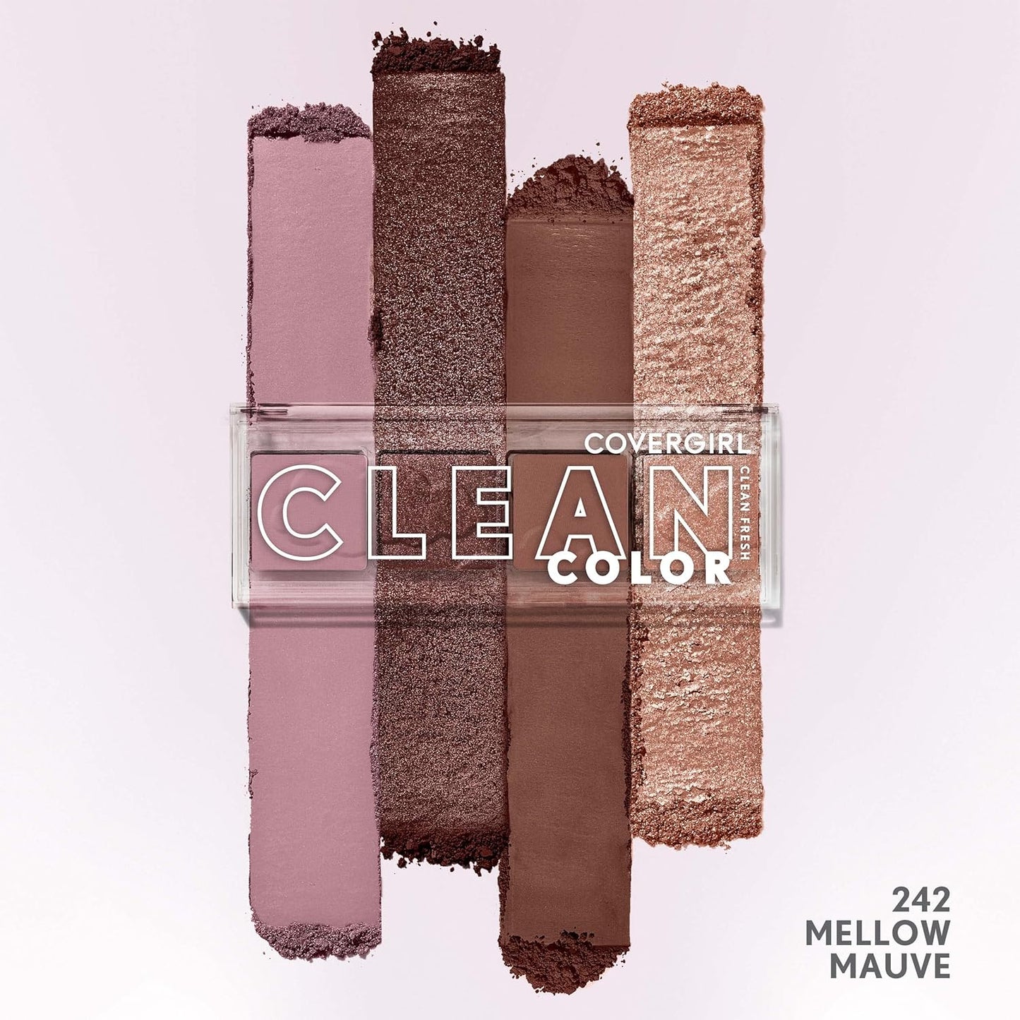 COVERGIRL Clean Fresh Clean Color Eye Shadow, 242 Mellow Mauve