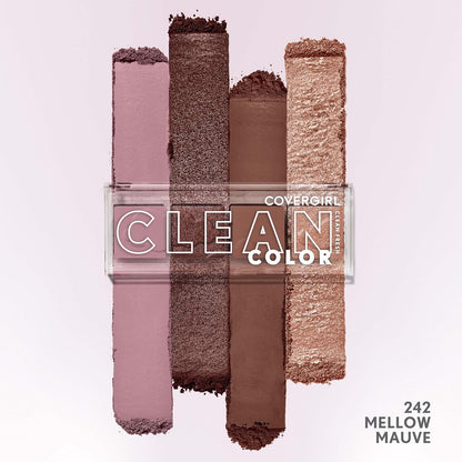 COVERGIRL Clean Fresh Clean Color Eye Shadow, 242 Mellow Mauve