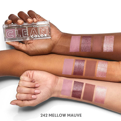 COVERGIRL Clean Fresh Clean Color Eye Shadow, 242 Mellow Mauve