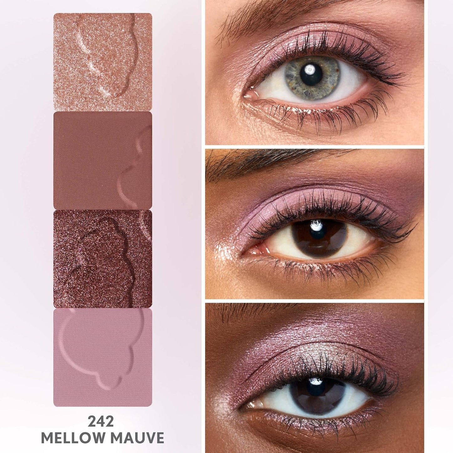 COVERGIRL Clean Fresh Clean Color Eye Shadow, 242 Mellow Mauve