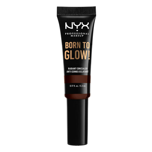NYX Professional Makeup Born to Glow Radiant Concealer, 24 Deep Espresso