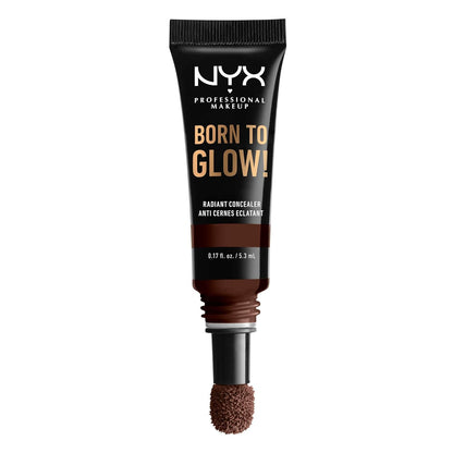 NYX Professional Makeup Born to Glow Radiant Concealer, 24 Deep Espresso