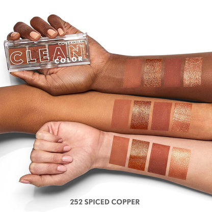 COVERGIRL Clean Fresh Clean Color Eye Shadow, 252 Spiced Copper