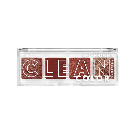COVERGIRL Clean Fresh Clean Color Eye Shadow, 272 Candlelit Burgundy