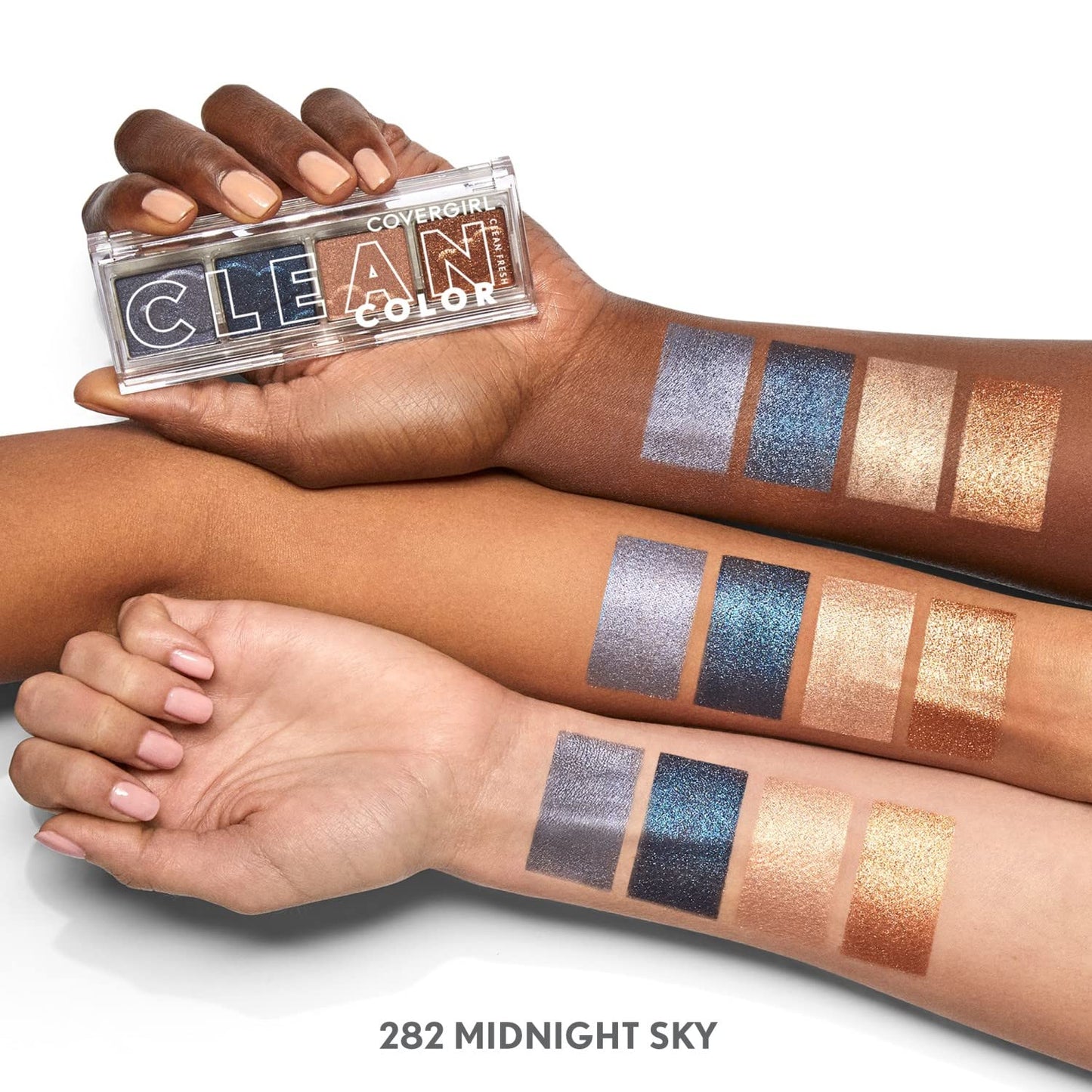 COVERGIRL Clean Fresh Clean Color Eye Shadow, 282 Midnight Sky