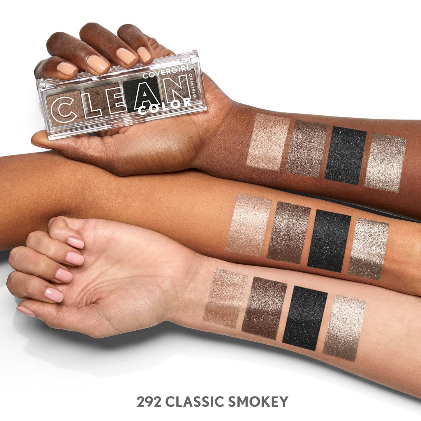 COVERGIRL Clean Fresh Clean Color Eye Shadow, 292 Classic Smokey