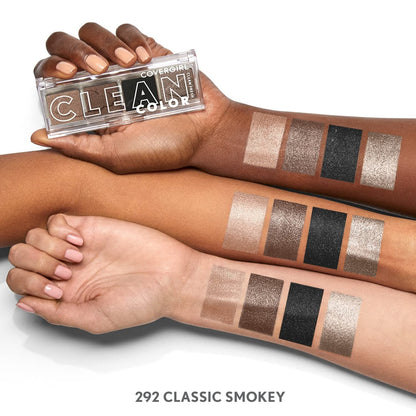 COVERGIRL Clean Fresh Clean Color Eye Shadow, 292 Classic Smokey