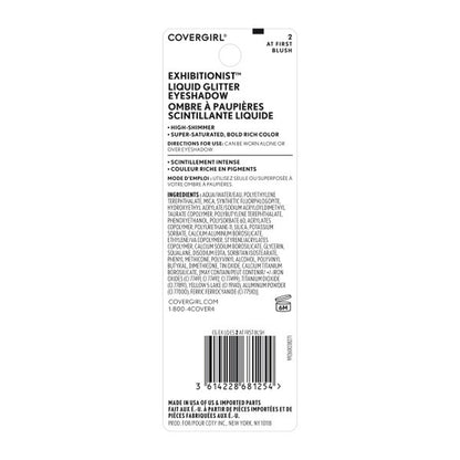 CoverGirl Exhibitionist Liquid Glitter Eyeshadow, 2 At First Blush