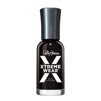 Sally Hansen Hard as Nails Xtreme Wear Nail Polish, 370 Black Out