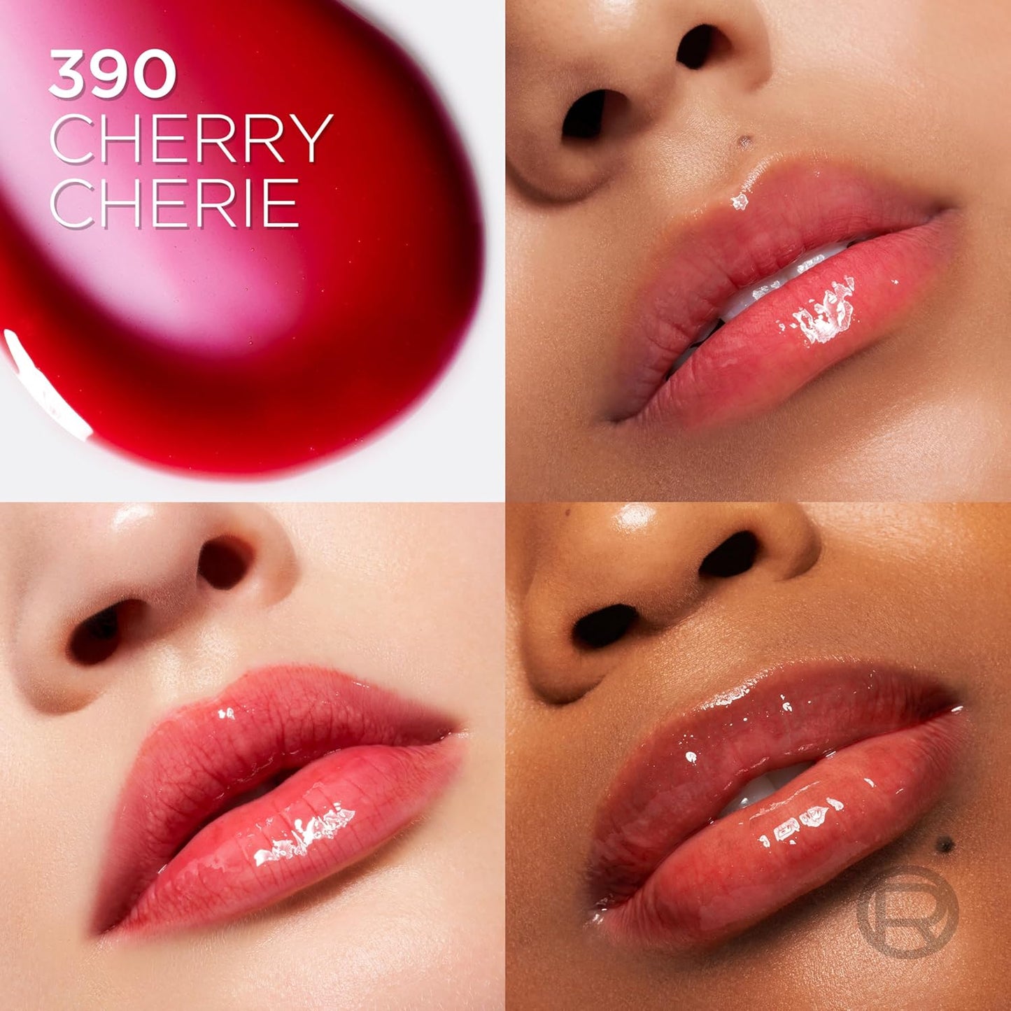 L'Oreal Paris Plump Ambition Hyaluron Lip Oil, 390 Cherry Cherie