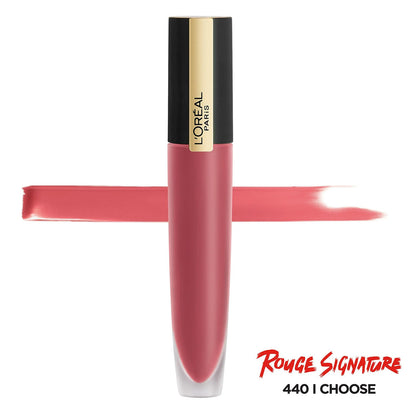L’Oréal Paris Makeup Rouge Signature Matte Lip Stain, 440 I Choose