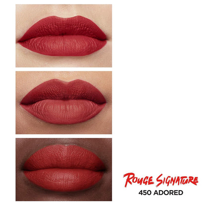 L’Oréal Paris Makeup Rouge Signature Matte Lip Stain, 450 Adored