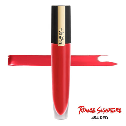 L’Oréal Paris Makeup Rouge Signature Matte Lip Stain, 454 Red