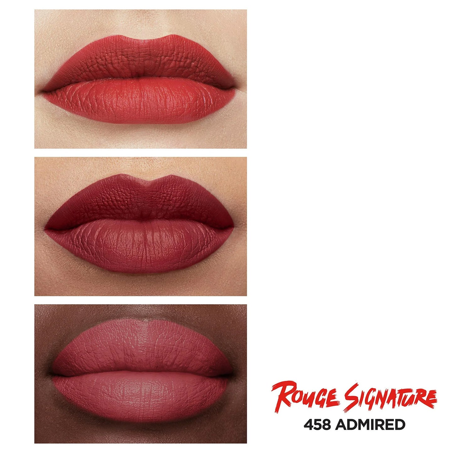 L’Oréal Paris Makeup Rouge Signature Matte Lip Stain, 458 Admired