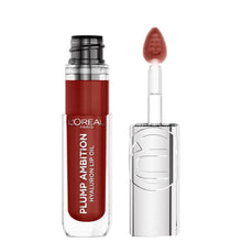 L'Oreal Paris Plump Ambition Hyaluron Lip Oil, 485 Wine O'Clock