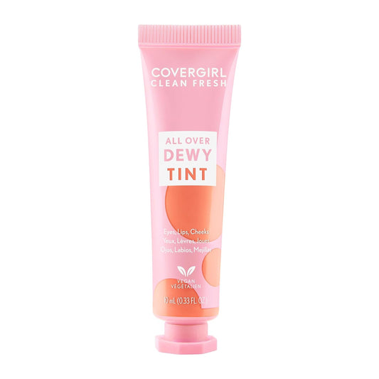COVERGIRL Clean Fresh All Over Dewy Tint, 500 Coasy Coral