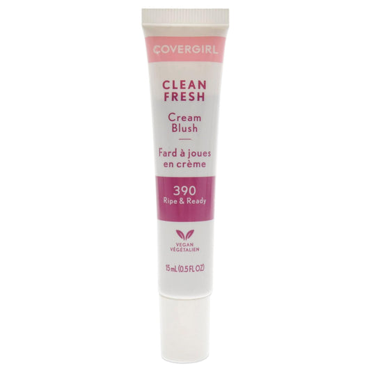 COVERGIRL Clean Fresh Cream Blush, 390 Ripe & Ready, 1 count, 0.507 Fl Ounce