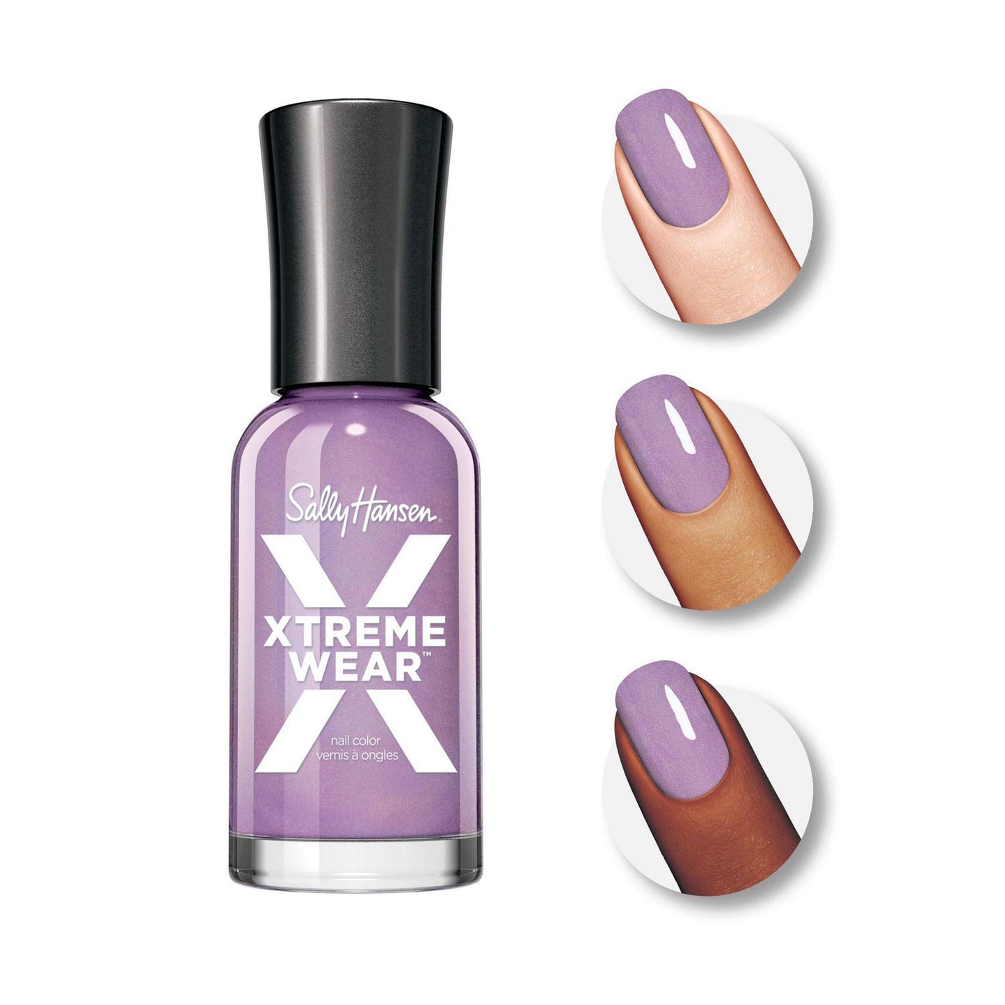 Sally Hansen Hard as Nails Xtreme Wear Nail Polish, 553 Stargaze Lily