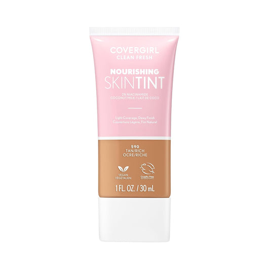 COVERGIRL Clean Fresh Skin Milk Foundation, 590 Tan/Rich