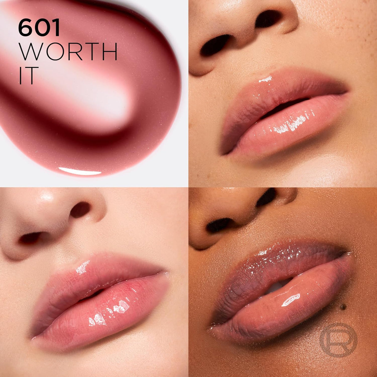 L'Oreal Paris Plump Ambition Hyaluron Lip Oil, 601 Worth It