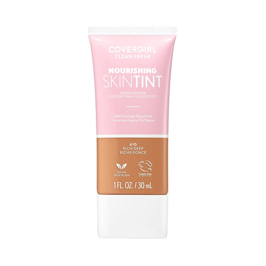 COVERGIRL Clean Fresh Skin Milk Foundation, 610 Rich/Deep