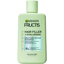 Garnier Fructis Hair Fillers Moisture Repair Shampoo for Curly Hair, 10.1 fl oz