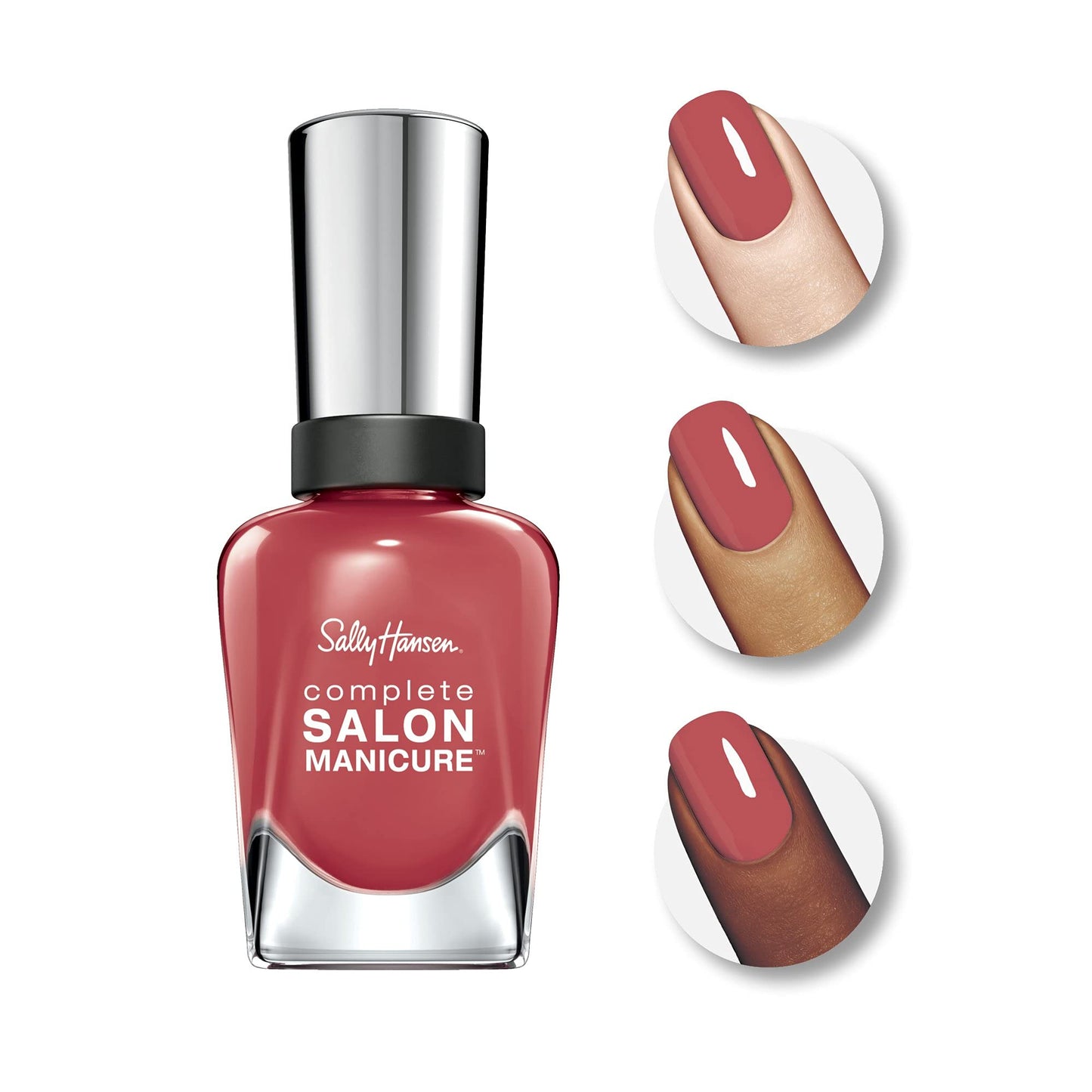 Sally Hansen Complete Salon Manicure Nail Polish, 465 Scarlet Lacquer