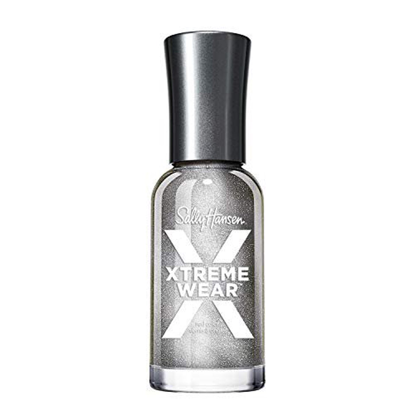 Sally Hansen Hard as Nails Xtreme Wear Nail Polish, 625 Silver Storm