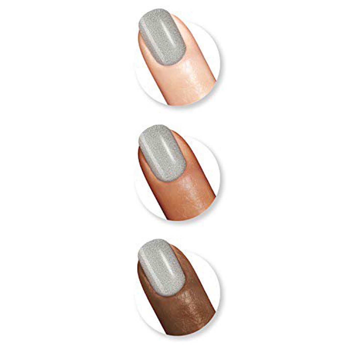 Sally Hansen Hard as Nails Xtreme Wear Nail Polish, 625 Silver Storm