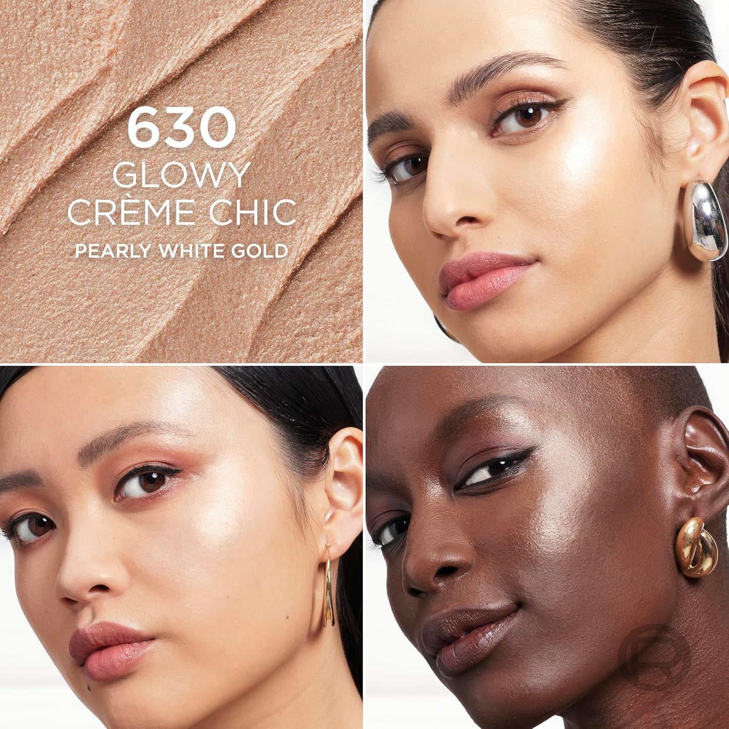L'Oreal Paris Lumi Le Glass Highlighter Stick, 630 Glowy Creme Chic