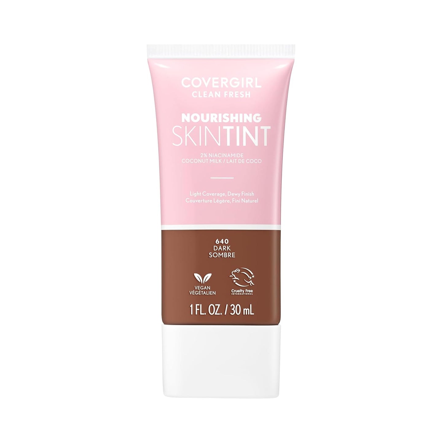COVERGIRL Clean Fresh Skin Milk Foundation, 640 Dark