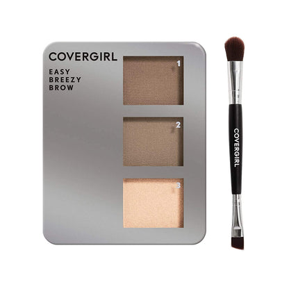 COVERGIRL Easy Breezy Brow Powder Kit, 710 Soft Brown