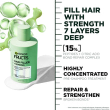 Garnier Fructis Hair Fillers Bonding Inner Fiber Repair Hair Treatment, 10.1 fl oz