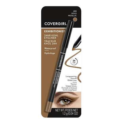 COVERGIRL Exhibitionist 24-Hour Kohl Eyeliner, 400 Gold Metallic