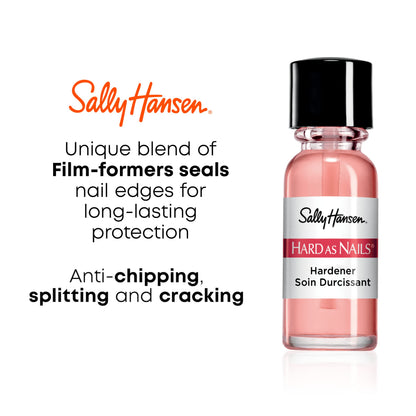 Sally Hansen Hard As Nails Natural Tint, Nail Strengthener, 45079 Hardener