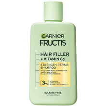 Garnier Fructis Hair Fillers Strength Repair Shampoo for Damaged Hair, 10.1 fl