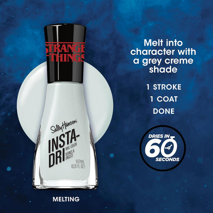 Sally Hansen Insta-Dri x Stranger Things Collection Nail Polish, 746 Melting - Crème