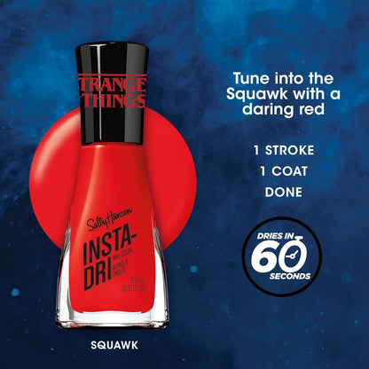 Sally Hansen Insta-Dri x Stranger Things Collection Nail Polish, 747 Squawk - Crème