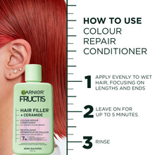 Garnier Fructis Hair Filler Ceramide Color Repair Conditioner, 10.1 oz