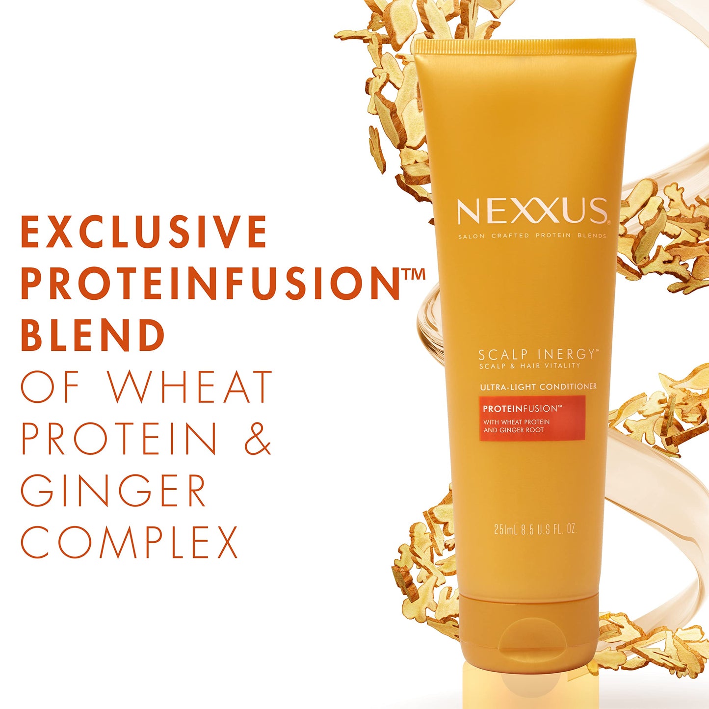 Nexxus Scalp Inergy Ultra-Light Conditioner For Volume, Lightweight Clarifying 8.5 Oz