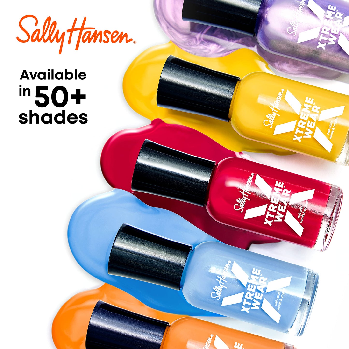 Sally Hansen Hard as Nails Xtreme Wear Nail Polish, 907 Blue Flame