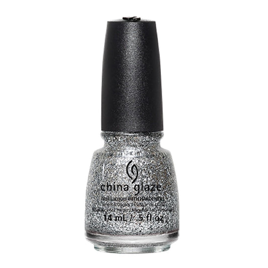 China Glaze Nail Lacquer with Hardeners, 1423 Silver of Sorts