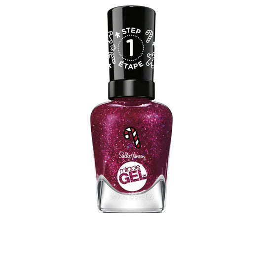 Sally Hansen Miracle Gel x Gingerbread Kisses Holiday Wishes Collection Nail Polish, 909 Baking Spirits Bright