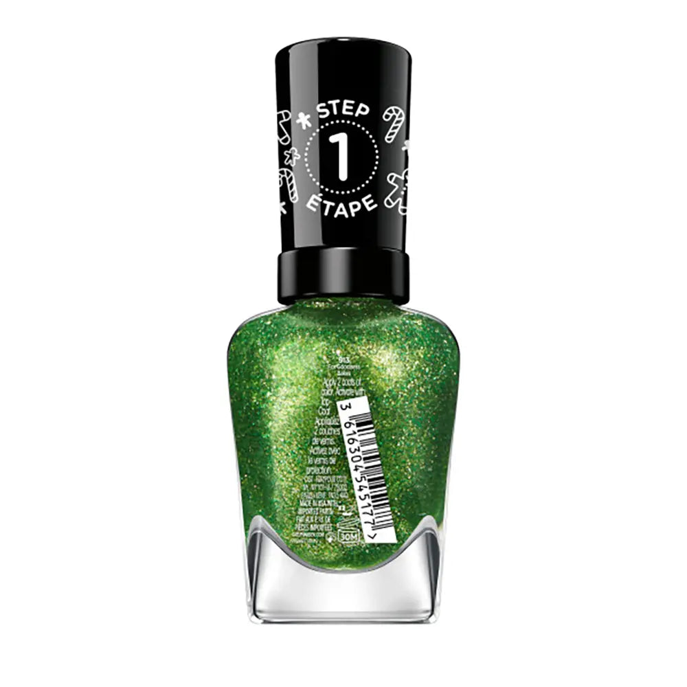 Sally Hansen Miracle Gel x Gingerbread Kisses Holiday Wishes Collection Nail Polish, 913 For Goodness Bakes