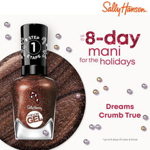 Sally Hansen Miracle Gel x Gingerbread Kisses Holiday Wishes Collection Nail Polish, 915 Dreams Crumb True